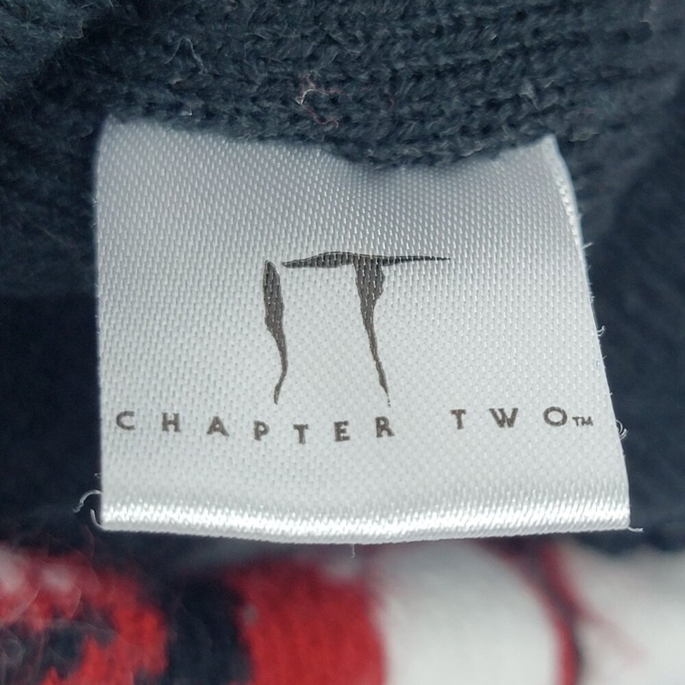 Stephen King Movie IT 2 Beanie Knit Hat‎ Flip Down Mask Ski Cap Pennywise - Picture 5 of 6